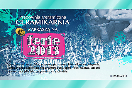 Ferie 2013 z Ceramikarnią 